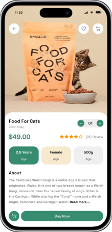 PawMart product detail screen