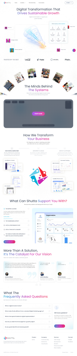 Shutta homepage